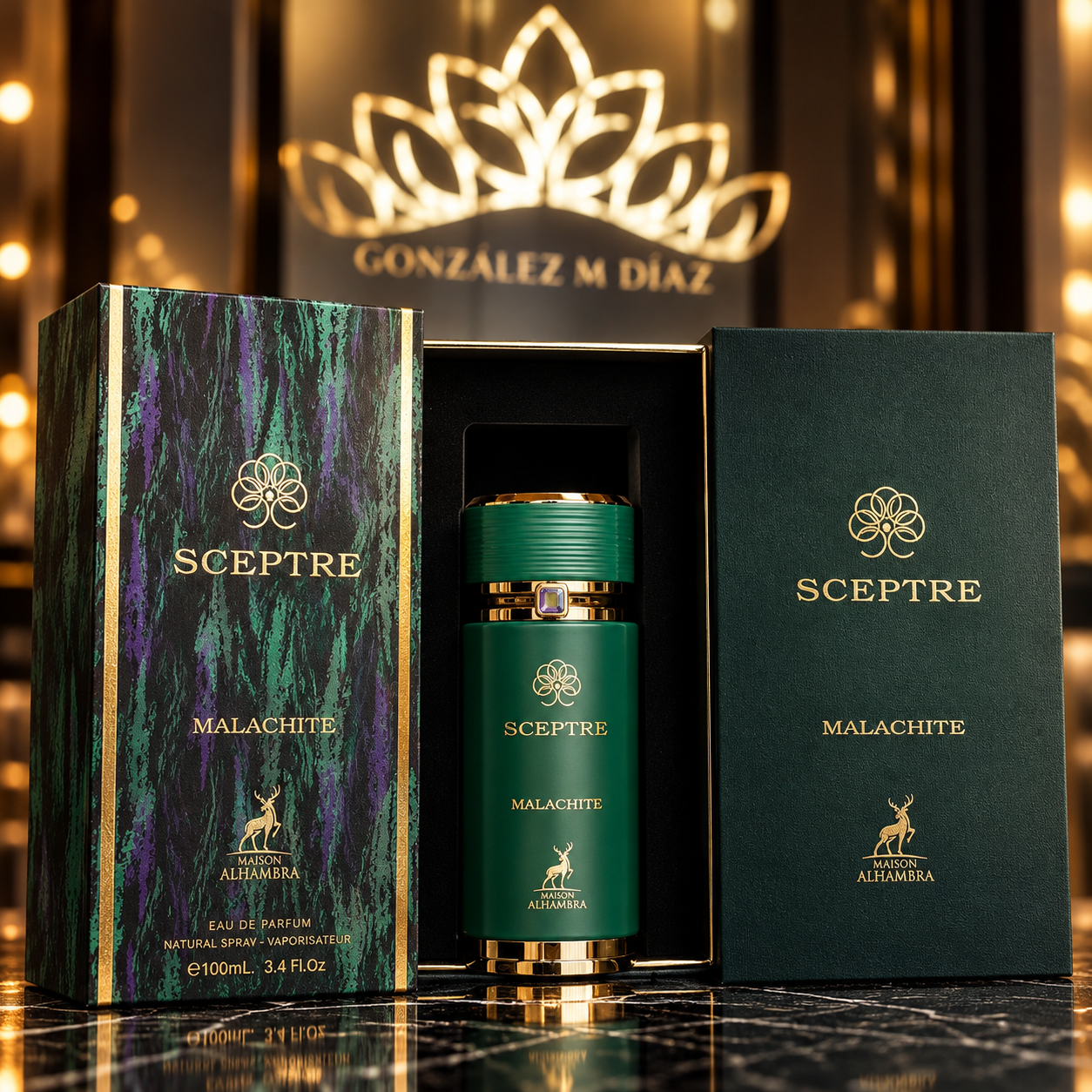 PERF. MAISON ALHAMBRA SCEPTRE MALACHITE 100ML EAU PARFUM