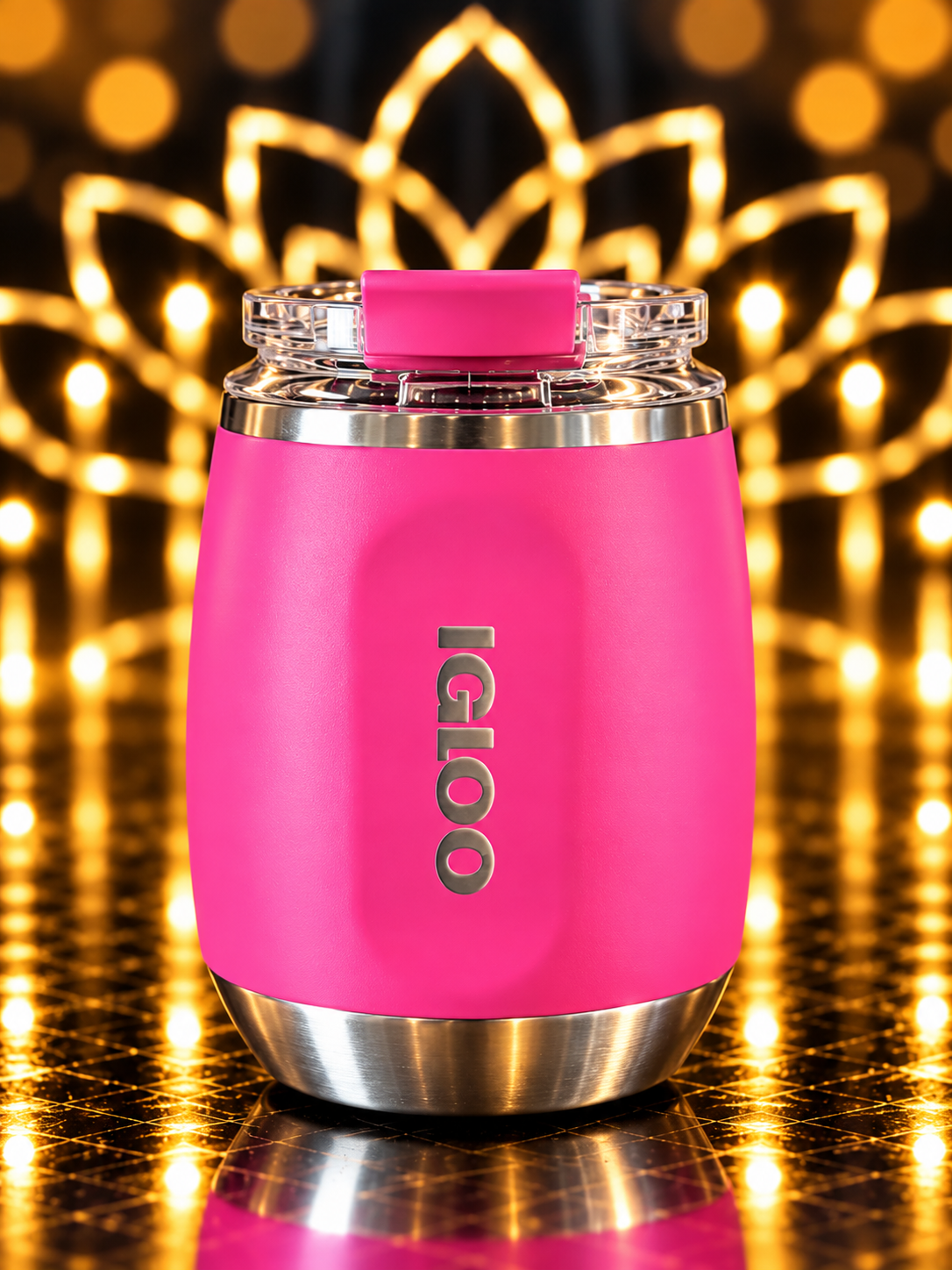 VASO TERM IGLOO 300ML SSTL WINE TMBLR ROSA 6P 71364
