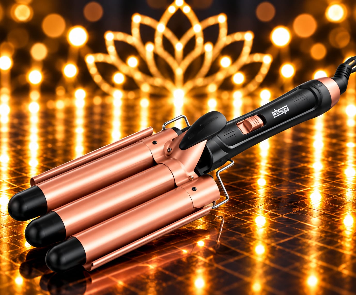 ONDULADOR DE CABELLO FTX WEVE STYLER 110W BIVOT NEGRO/ROSA