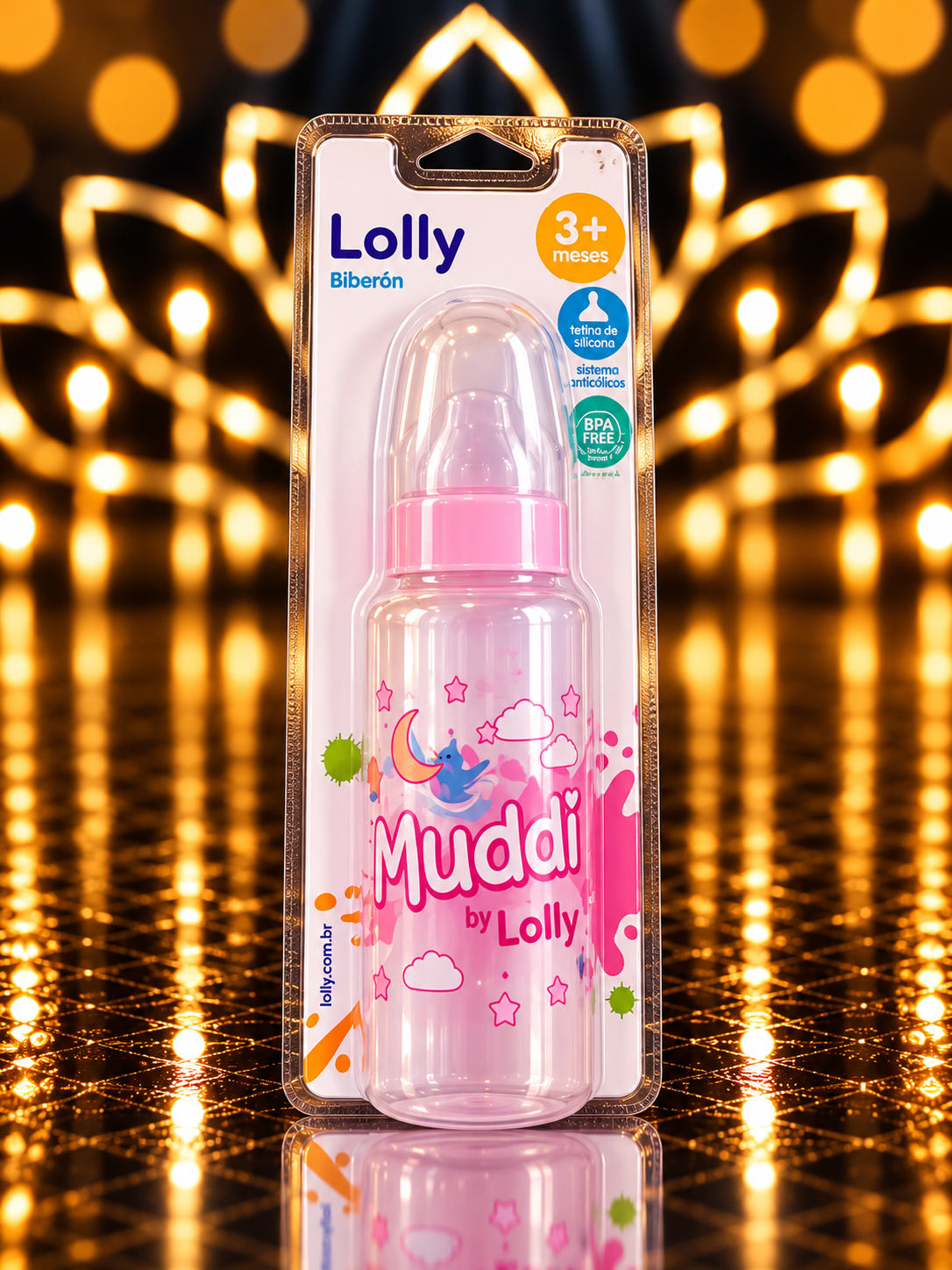 BIBERÓN LOLLY MUDDI 240ML 1362-01-F
