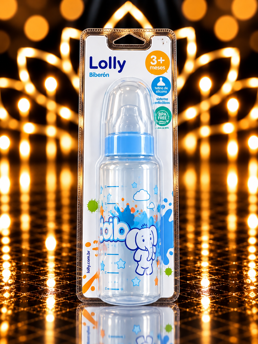 BIBERÓN LOLLY MUDDI 240ML 1362-01-M