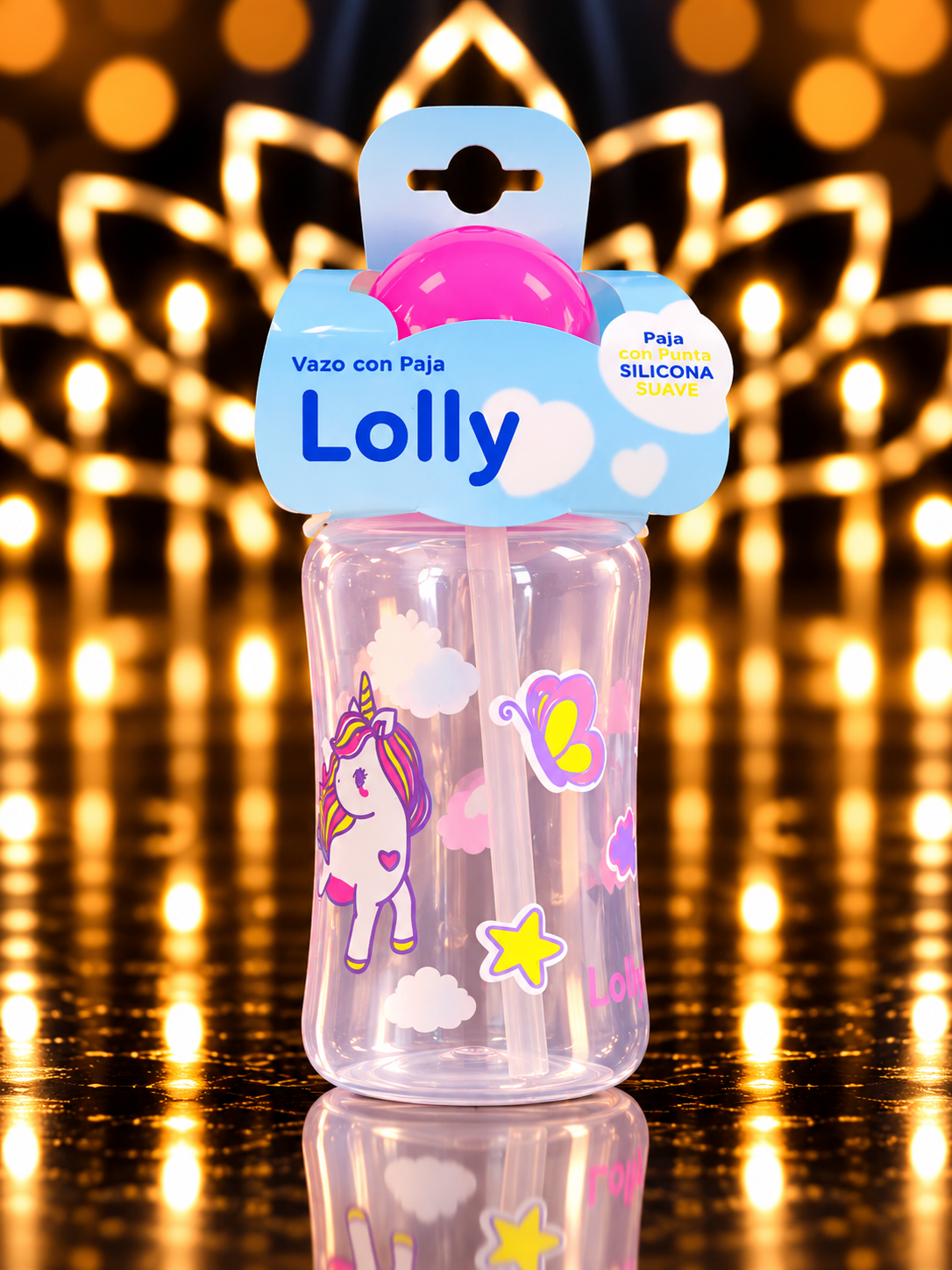 VASO CON PAJITA LOLLY 7198-00-F