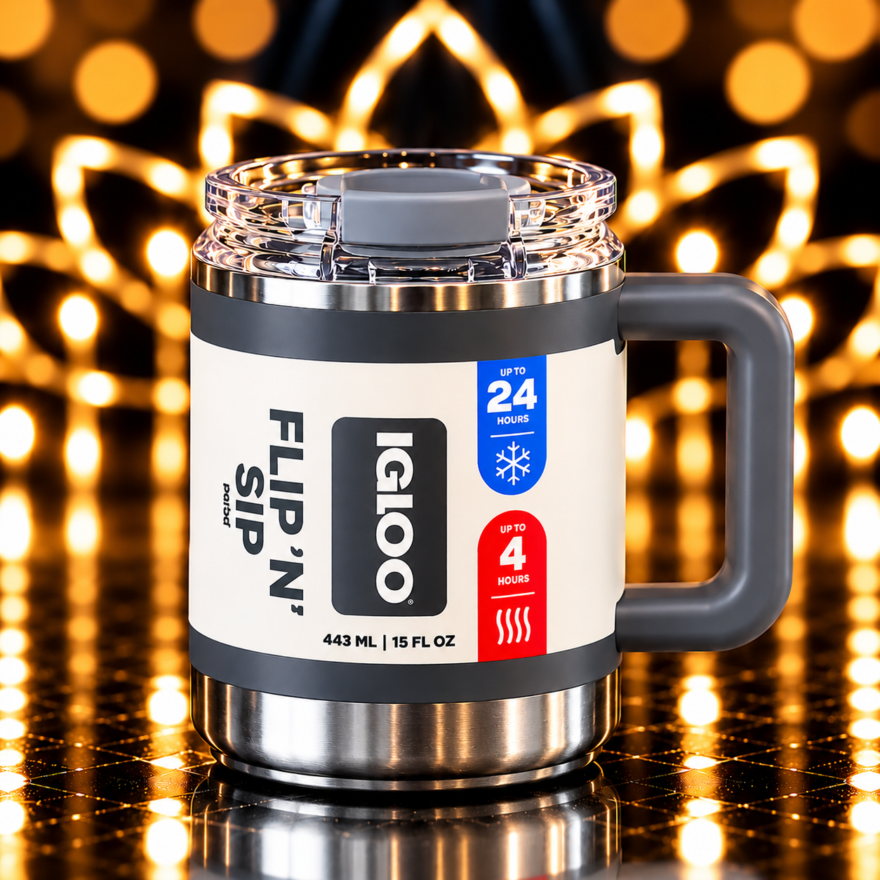 TAZA/CANECA TERM IGLOO 450ML SSTL COFFEE MUG CARBONITE 4P 71232