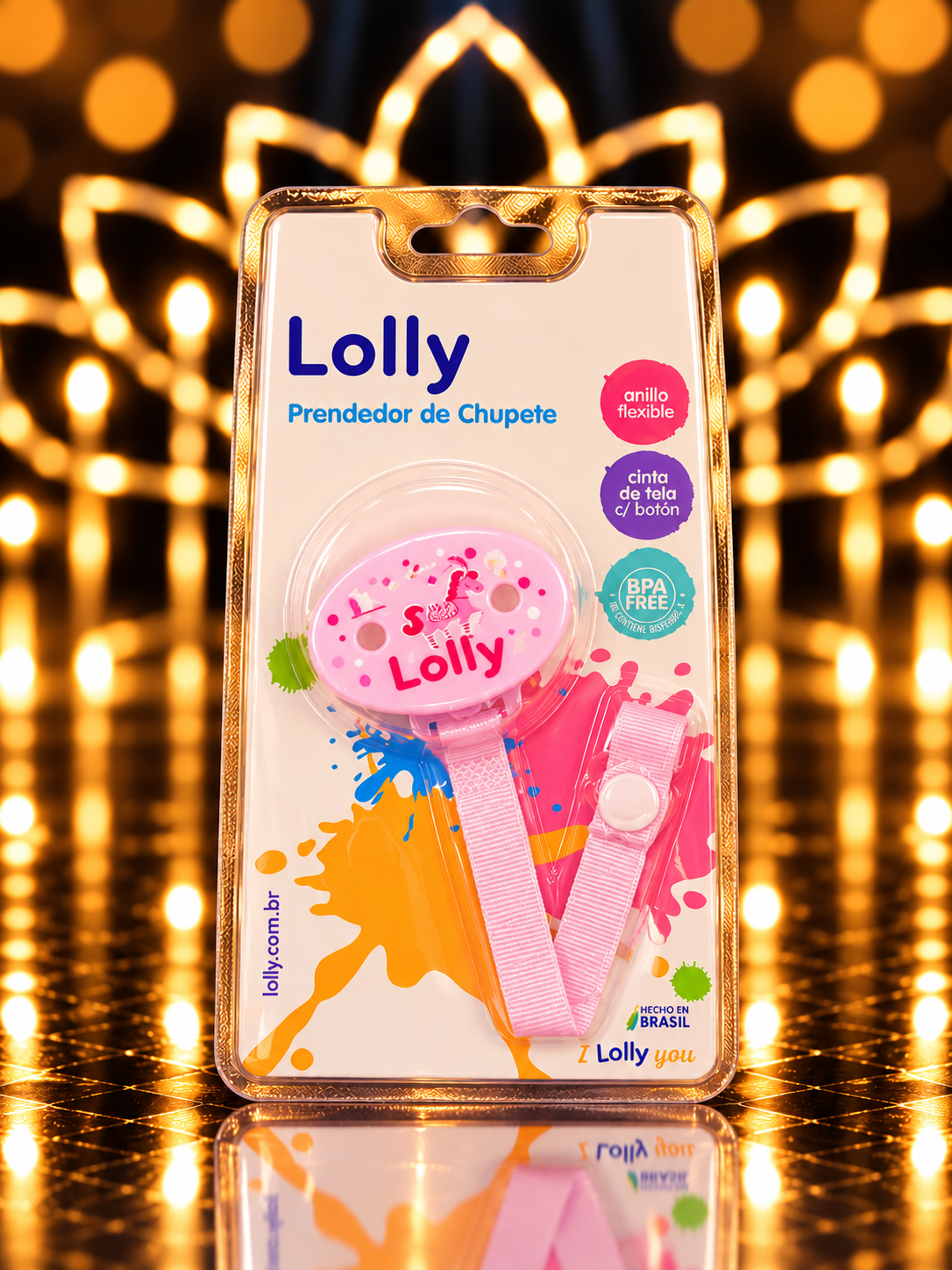 PRENDEDOR DE CHUPETE LOLLY 7071-01-RS