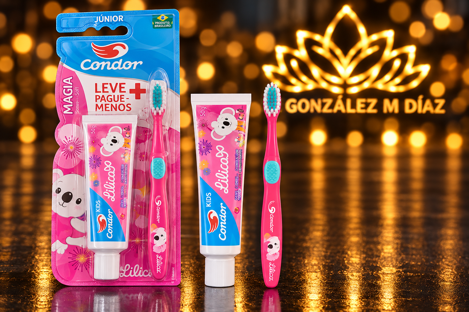KIT GEL+ CEPILLO DENTAL JR REF 8160